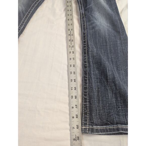 Miss Me Jeans Women's 28 Blue Signature Slim Boot #JE8154SB2R Embroidered 29x29 - Picture 9 of 9